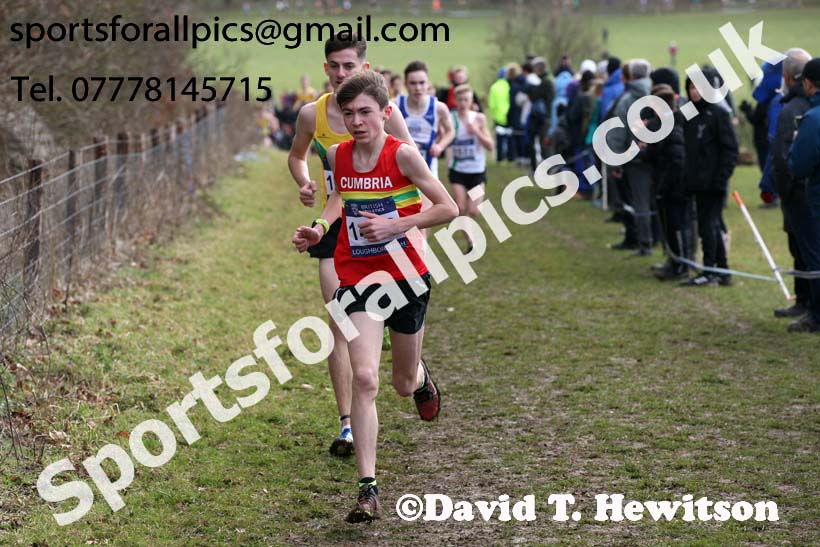 Boys under-15s 2019 British Athletics Inter Counties Cross Country, Prestwood Hall, Loughborough. Photo:  David T. Hewitson/Sports for All Pics